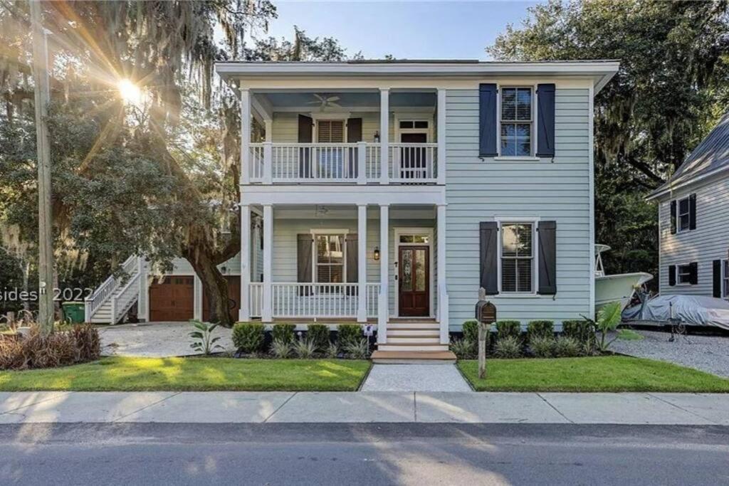 The Bluffton Village Home - 5 Bedroom In Old Town W Carriage Home Esterno foto
